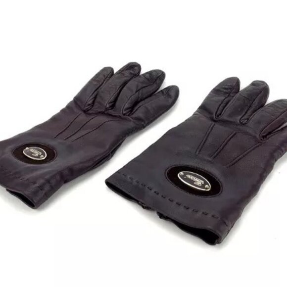 Gucci gloves Brown Gold Woman Authentic Used - Picture 5 of 14